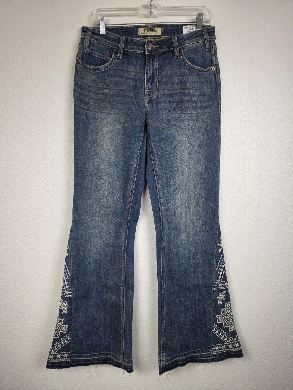 Rock & Roll Cotton Denim Mid Rise Trouser Jeans Size 29